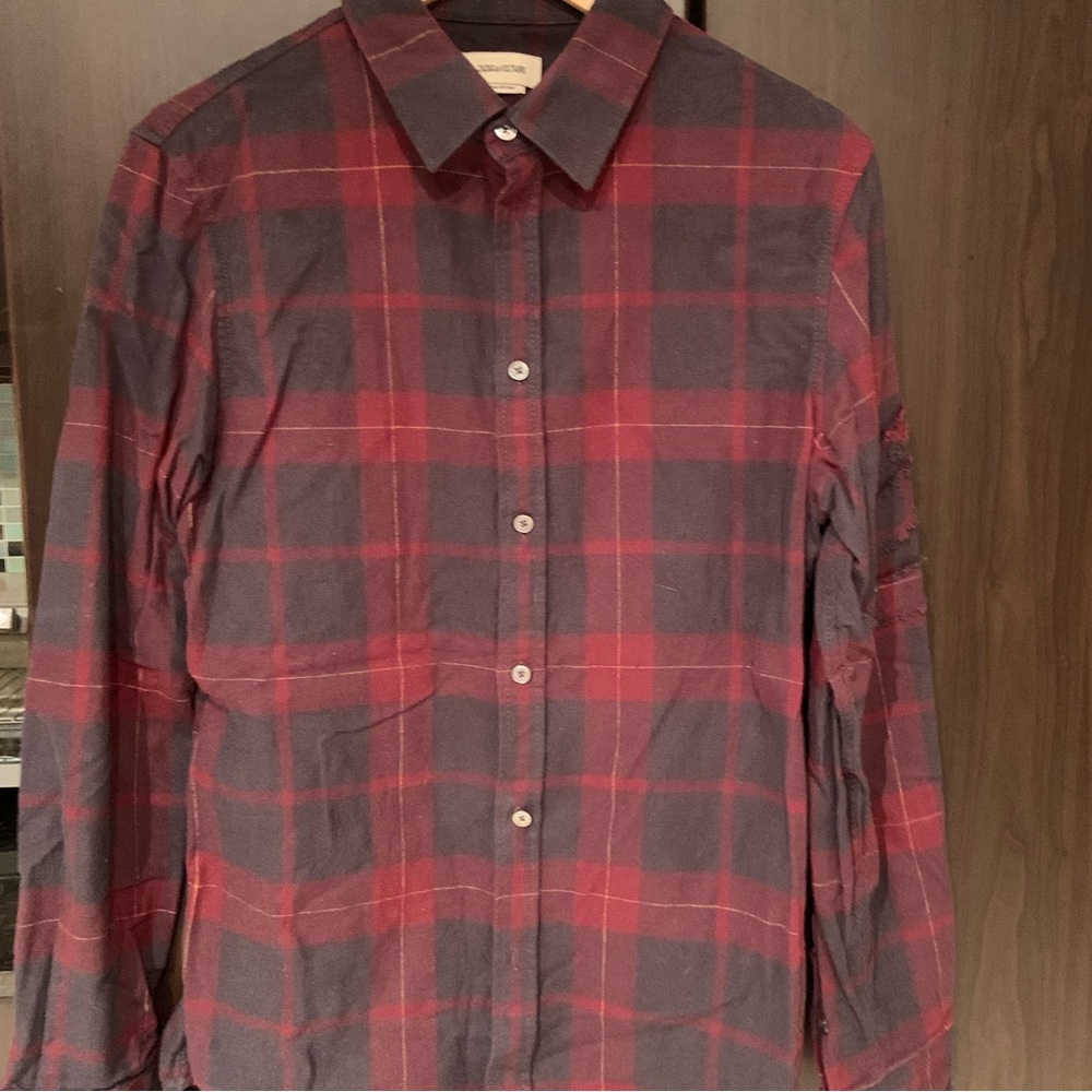 Zadig & Voltaire Men’s small flannel shirt
